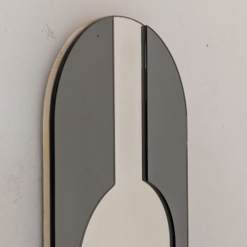 1970s Italian mirror in smoked glass attributed to Cristal Arte - Image 4