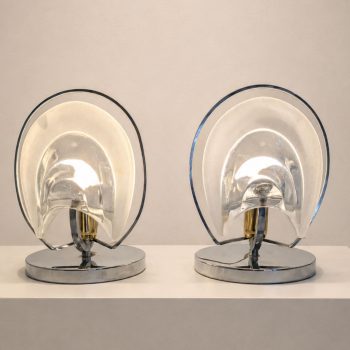 Coppia di lampade in vetro di murano by Mazzega, Italia, anni 70 - immagine 5