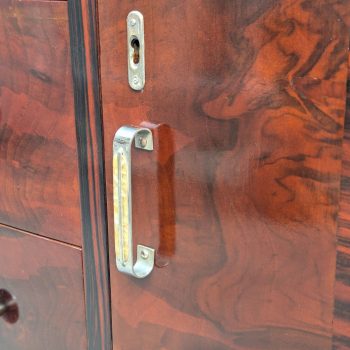 Sicilian Art Deco wooden sideboard with hand-carved elephants - Image 12