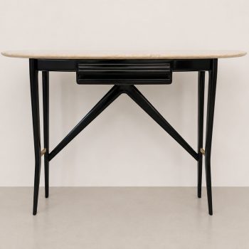 Console in legno ebanizzato e marmo di Ico Parisi, anni ’50 - immagine 3