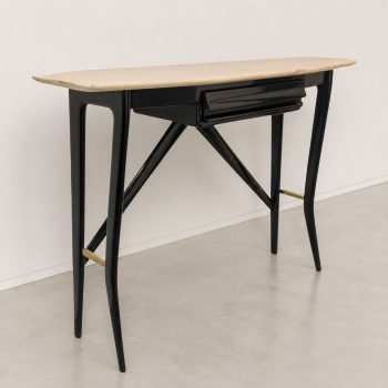 Console in legno ebanizzato e marmo di Ico Parisi, anni ’50 - immagine 5