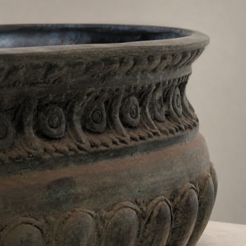 Renaissance style oval bronze planter, early 1900s, Italy - Image 7