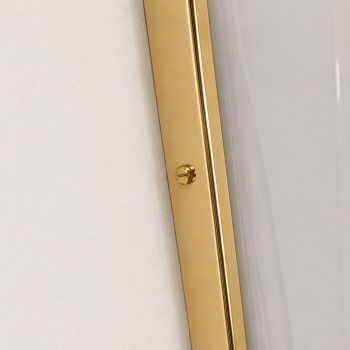 Coppia di appliques italiane anni ’70 in plexiglass e ottone stile Stilux - immagine 7