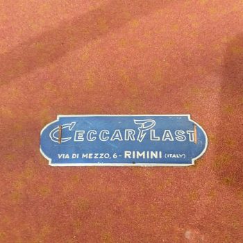 Tavolo da caffè Cesare Lacca in ottone, legno e finto marmo, 1958 - immagine 7