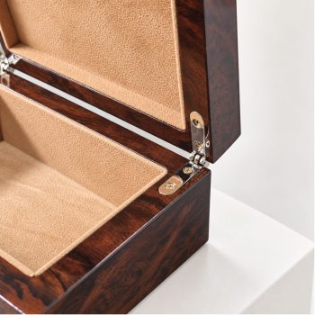 21st Century Bentley Luxury Wood Decorative Box with Winged B Logo - Image 4