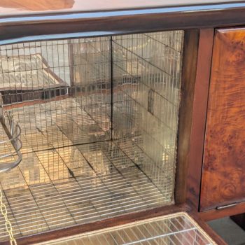 Mobile Bar Art Deco in Noce e Radica nello Stile di Gio Ponti, Anni 40 - immagine 9
