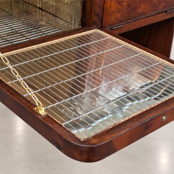 Mobile Bar Art Deco in Noce e Radica nello Stile di Gio Ponti, Anni 40 - immagine 7