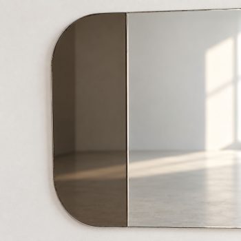 Grande Specchiera in Vetro Fumé by Cristal Art, Italia, anni 70 - immagine 5