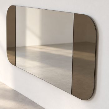 Grande Specchiera in Vetro Fumé by Cristal Art, Italia, anni 70 - immagine 3