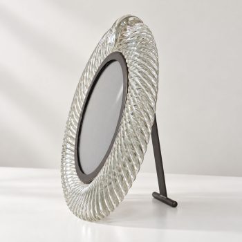 1970s Italian Murano Glass and Brass Photo Frame by Tommaso Barbi - Image 8
