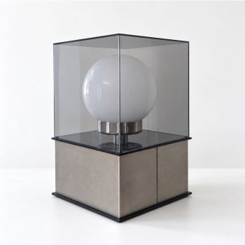 Lampada Space Age in Perspex, Metallo e Vetro Opalino nello Stile di New Lamp, Anni ’70 - immagine 6