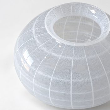 Vaso in Vetro di Murano Bianco Stile Tobia Scarpa per Venini, anni 50 - immagine 8