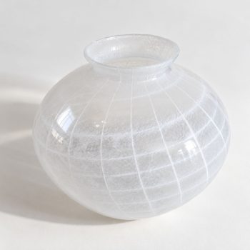 Vaso in Vetro di Murano Bianco Stile Tobia Scarpa per Venini, anni 50 - immagine 5