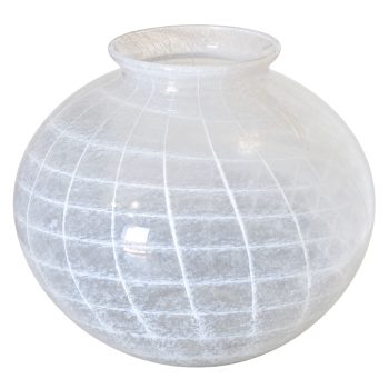 Vaso in Vetro di Murano Bianco Stile Tobia Scarpa per Venini, anni 50 - immagine 1